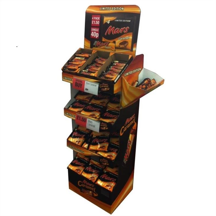 Cardboard Floor Display for Chocolates